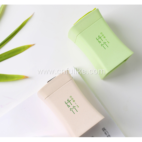 High Quality Bamboo Fiber Plastic Toothpick Bottle